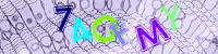 Blue Captcha Image