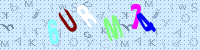 Blue Captcha Image