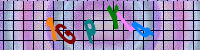Blue Captcha Image