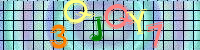 Blue Captcha Image