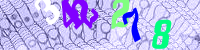 Blue Captcha Image
