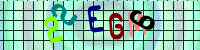 Blue Captcha Image