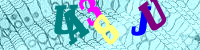 Blue Captcha Image