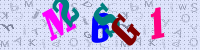 Blue Captcha Image