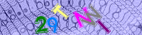 Blue Captcha Image