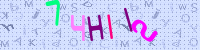 Blue Captcha Image