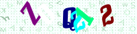Blue Captcha Image