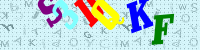 Blue Captcha Image