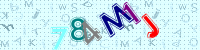 Blue Captcha Image