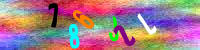 Blue Captcha Image