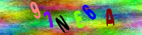 Blue Captcha Image