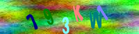 Blue Captcha Image