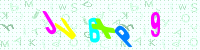 Blue Captcha Image