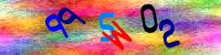 Blue Captcha Image