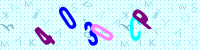 Blue Captcha Image