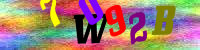 Blue Captcha Image
