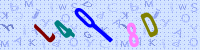 Blue Captcha Image