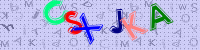 Blue Captcha Image