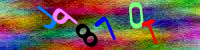 Blue Captcha Image