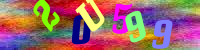 Blue Captcha Image