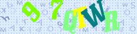 Blue Captcha Image