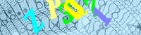 Blue Captcha Image