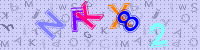 Blue Captcha Image
