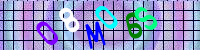 Blue Captcha Image