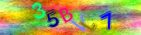 Blue Captcha Image