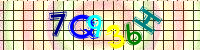 Blue Captcha Image