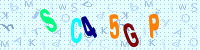Blue Captcha Image