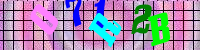 Blue Captcha Image