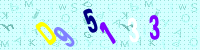 Blue Captcha Image