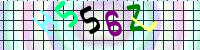 Blue Captcha Image