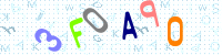 Blue Captcha Image
