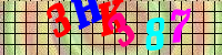 Blue Captcha Image