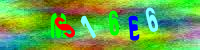 Blue Captcha Image