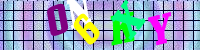 Blue Captcha Image