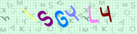 Blue Captcha Image