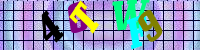 Blue Captcha Image