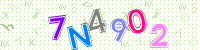 Blue Captcha Image