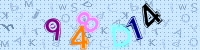 Blue Captcha Image
