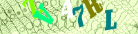 Blue Captcha Image