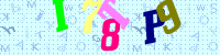 Blue Captcha Image