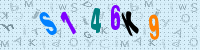 Blue Captcha Image