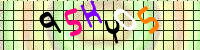Blue Captcha Image