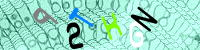 Blue Captcha Image