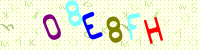 Blue Captcha Image