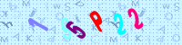 Blue Captcha Image