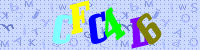 Blue Captcha Image